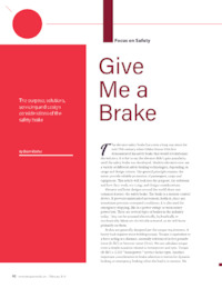 Elevator World:  Give Me a Brake