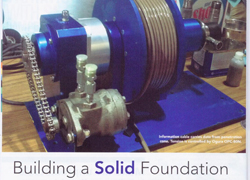 Design News: Ogura Electromagnetic Particle Clutch Helps Build a Solid Foundation