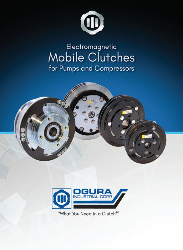 ELECTROMAGNETIC MOBILE CLUTCHES FOR PUMPS AND COMPRESSORS